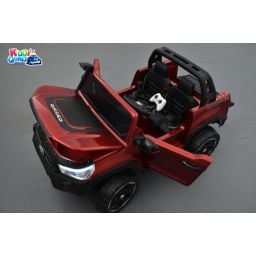 Toyota Hilux rouge 24 Volts électrique pour enfant écran mp4, 4x4 électrique enfant 2 places