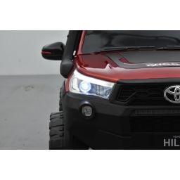 Toyota Hilux rouge 24 Volts électrique pour enfant écran mp4, 4x4 électrique enfant 2 places