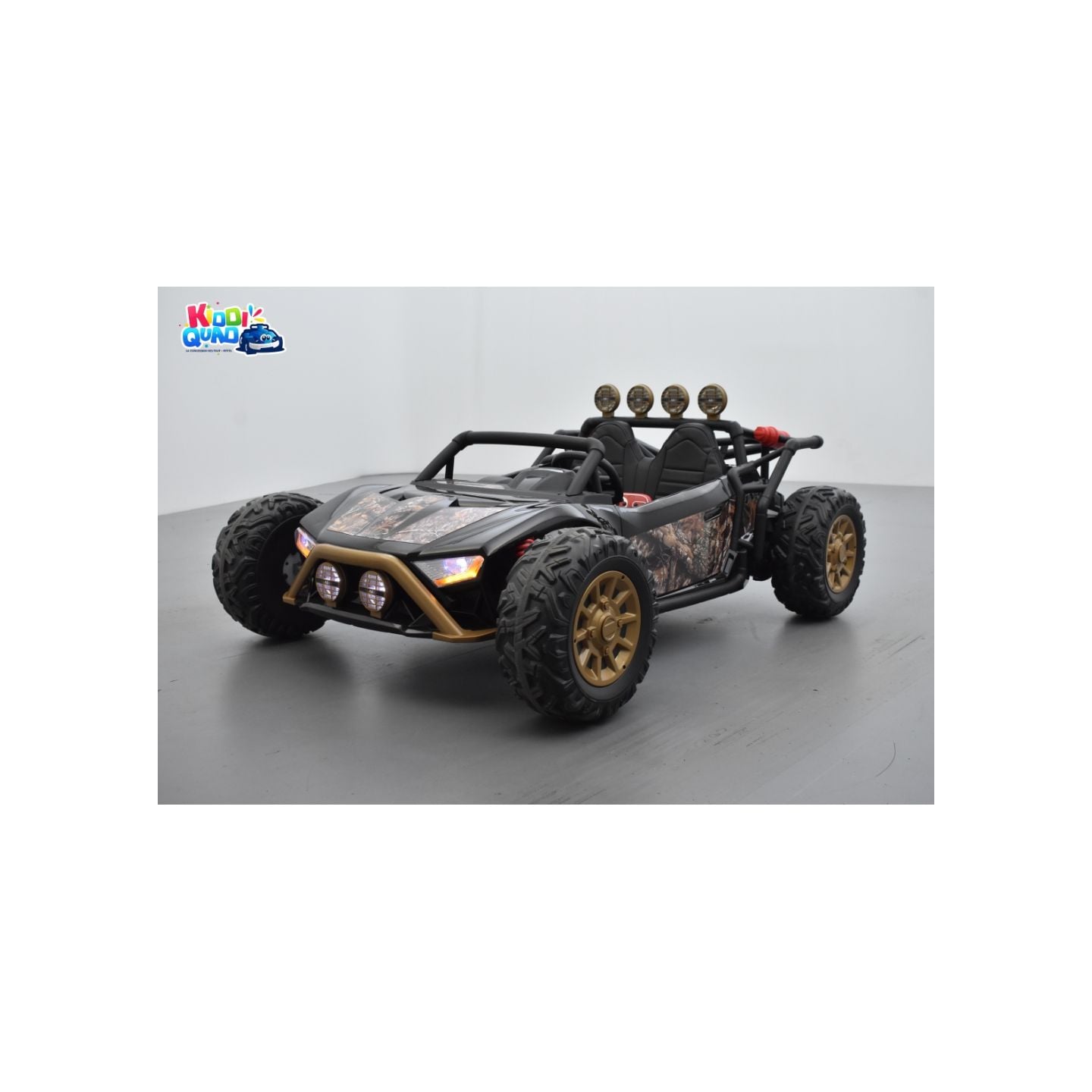 Buggy Baja 24 Volts 7Ah Noir, buggy électrique enfant 2 places, 24 Volts 7 Ah, 2 moteurs