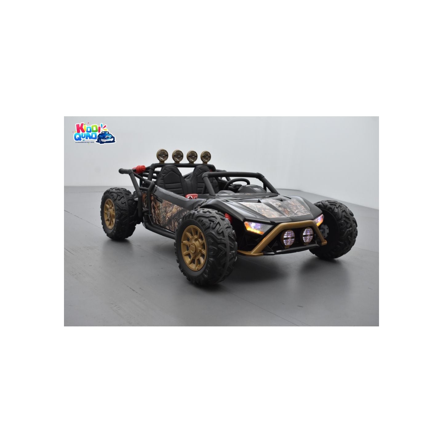 Buggy Baja 24 Volts 7Ah Noir, buggy électrique enfant 2 places, 24 Volts 7 Ah, 2 moteurs