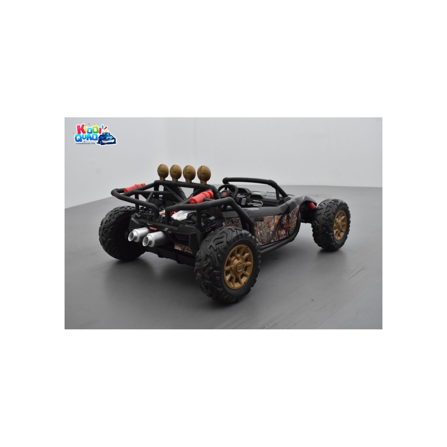 Buggy Baja 24 Volts 7Ah Noir, buggy électrique enfant 2 places, 24 Volts 7 Ah, 2 moteurs