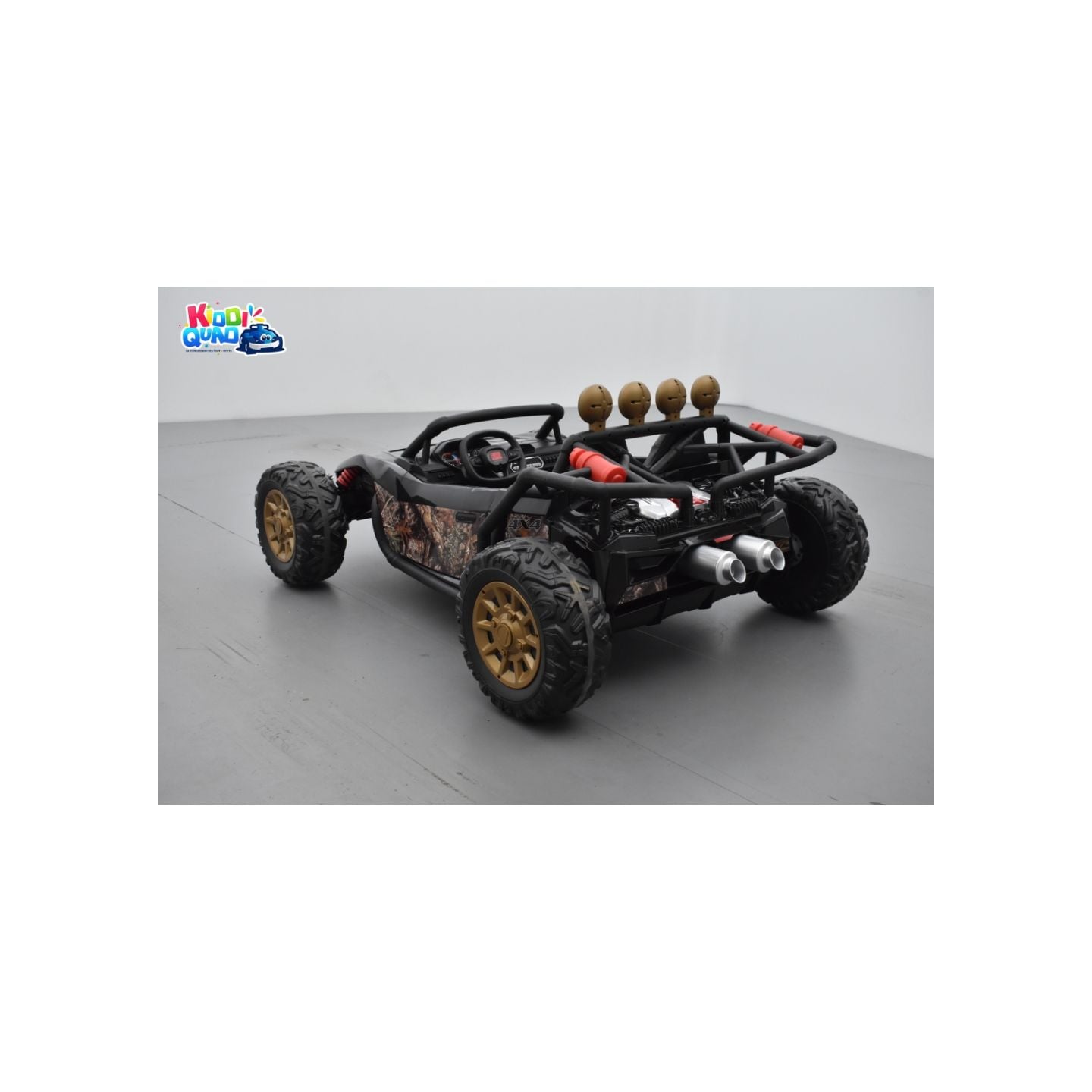 Buggy Baja 24 Volts 7Ah Noir, buggy électrique enfant 2 places, 24 Volts 7 Ah, 2 moteurs
