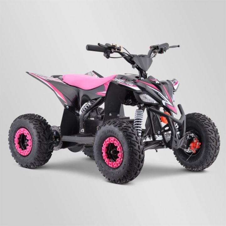 Quad électrique enfant FOX 1000 Watts rose, 36 Volts pour enfant de 6 à 10 ans