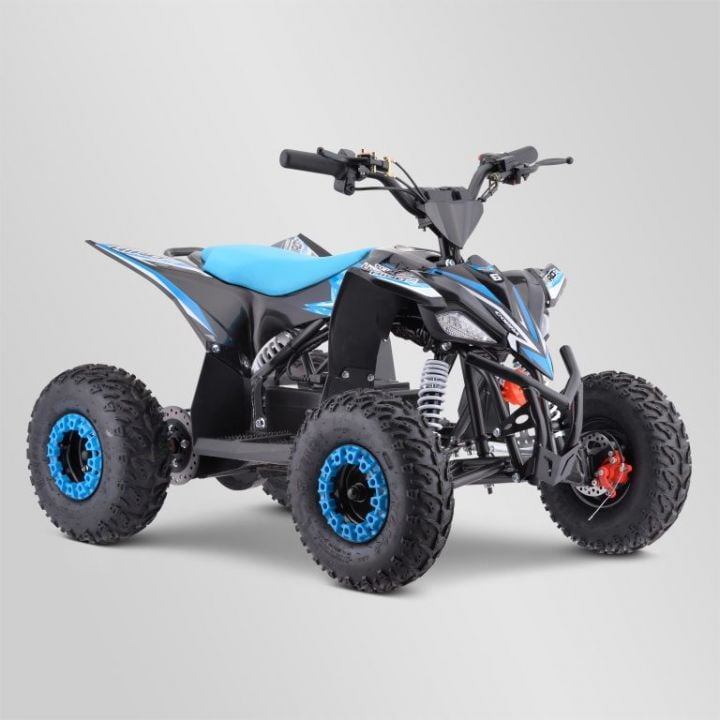 Quad électrique enfant FOX 1000 Watts bleu, 36 Volts pour enfant de 6 à 10 ans