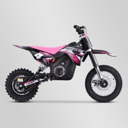 Dirt Bike moto électrique enfant 1000 Watts RXF Rocket Rose pour enfant de 6 à 10 ans, rose