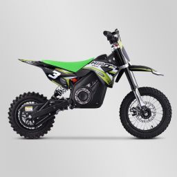 Dirt Bike moto électrique enfant 1000 Watts RXF Rocket Vert pour enfant de 6 à 10 ans, vert