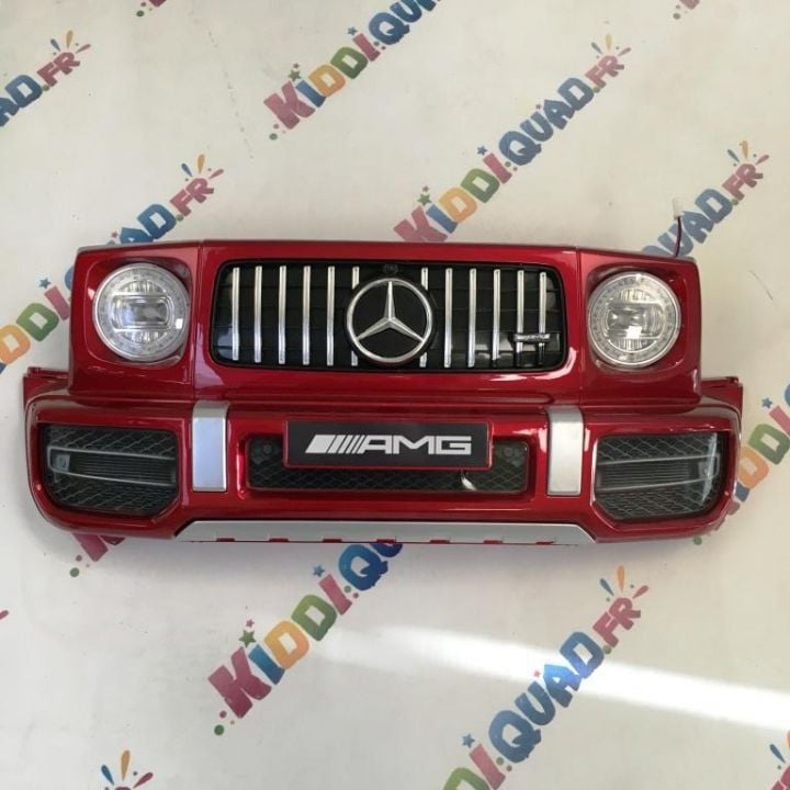 Pare-chocs avant rouge pour Mercedes G63 24V