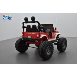 4X4 Jeep "Storm Racer"Pompier, véhicule électrique enfant, 24V - 4 moteurs