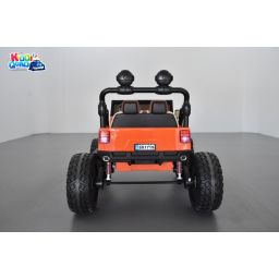 4X4 Jeep "Storm Racer" Orange, véhicule électrique enfant, 24V - 4 moteurs