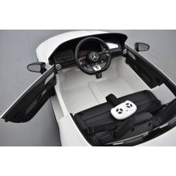 Mercedes SL63 Blanc, écran MP4, voiture électrique pour enfant, 24Volts - 2 moteurs