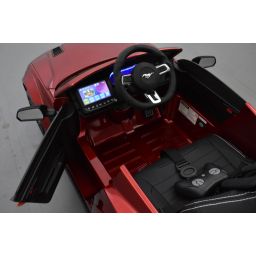 Ford Mustang GT Rouge Version Drift avec écran MP4, voiture électrique pour enfant 24 volts 1 place