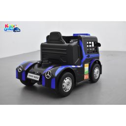 Mercedes AXOR Bleu, camion électrique pour enfant, 24Volts - 7AH, 2 moteurs