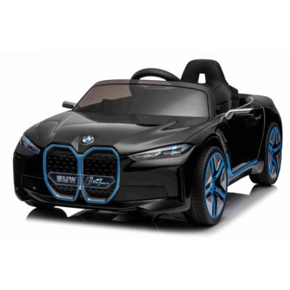 BMW I4 12 Volts Noir, voiture électrique enfant 12 Volts - 7AH 1 place, 2 moteurs