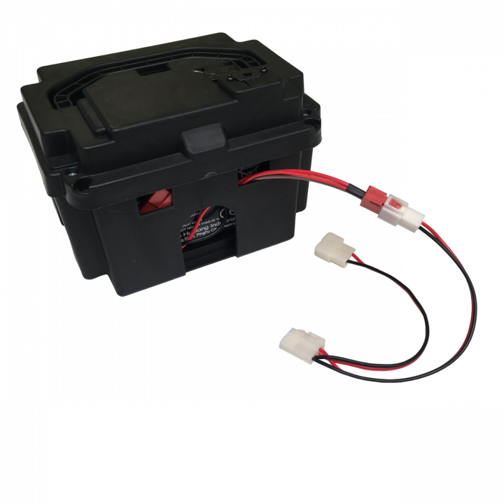 Pack batterie complet + adaptateur en "Y" pour Buggy Can Am Maverick 24 Volts 7Ah 2 Places
