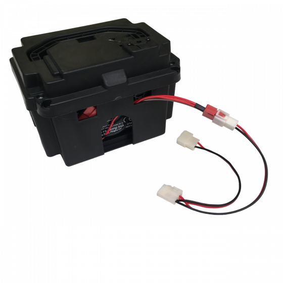 Pack batterie complet + adaptateur en "Y" pour Buggy Can Am Maverick 24 Volts 7Ah 2 Places