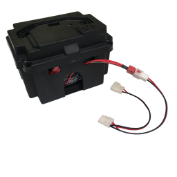 Pack batterie complet + adaptateur en "Y" pour Buggy Can Am Maverick 24 Volts 7Ah 2 Places