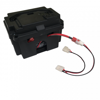 Pack batterie complet + adaptateur en "Y" pour Buggy Can Am Maverick 24 Volts 7Ah 2 Places