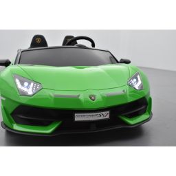 Lamborghini SVJ Verte 24 Volts Drift Edition 2 places, voiture électrique enfant 24 Volts 7Ah, 2 moteurs