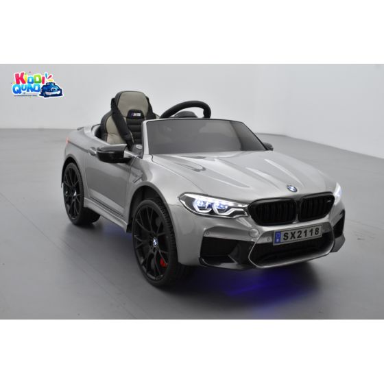 BMW M5 24 Volts grise Edition Drift, voiture électrique enfant 24 Volts - 2 moteurs