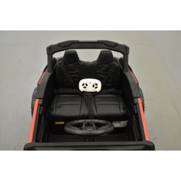 Buggy Can-Am "Maverick" 12 Volts électrique enfant Rouge Version 1 place, buggy électrique enfant 12 Volts 10 Ah, 4 moteurs