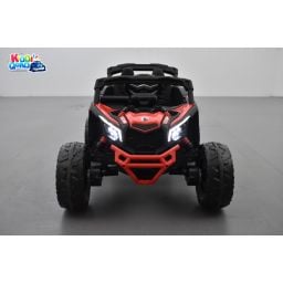 Buggy Can-Am "Maverick" 12 Volts électrique enfant Rouge Version 1 place, buggy électrique enfant 12 Volts 10 Ah, 4 moteurs
