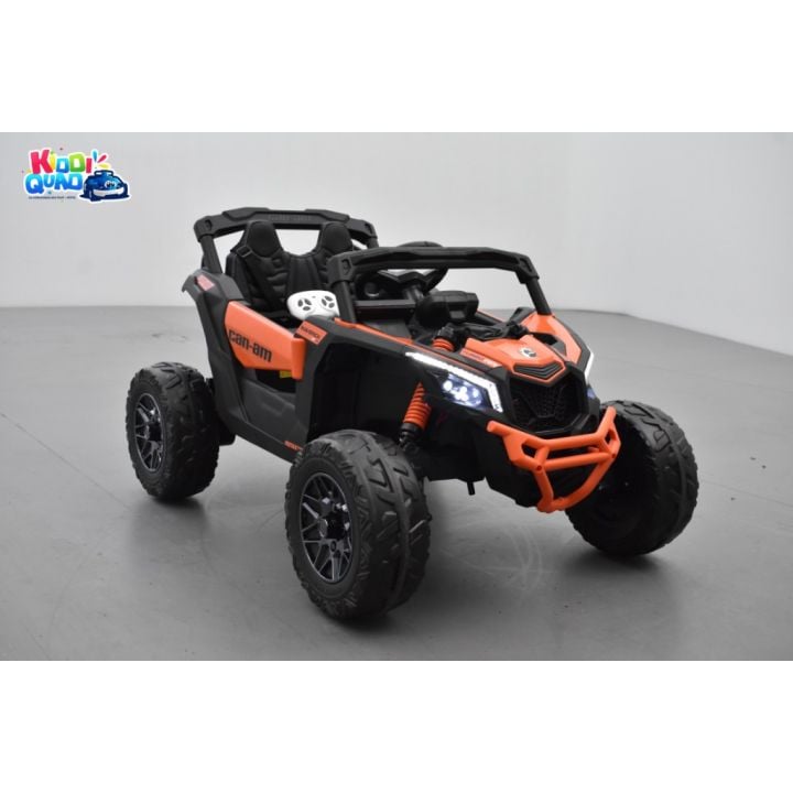 Buggy Can-Am "Maverick" 12 Volts électrique enfant Orange Version 1 place, buggy électrique enfant 12 Volts 10 Ah, 4 moteurs