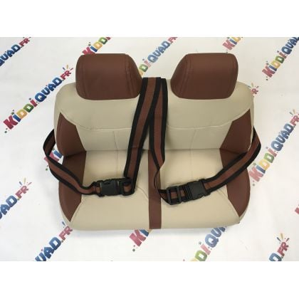 Assise en similicuir pour Jeep Storm Racer 24 Volts