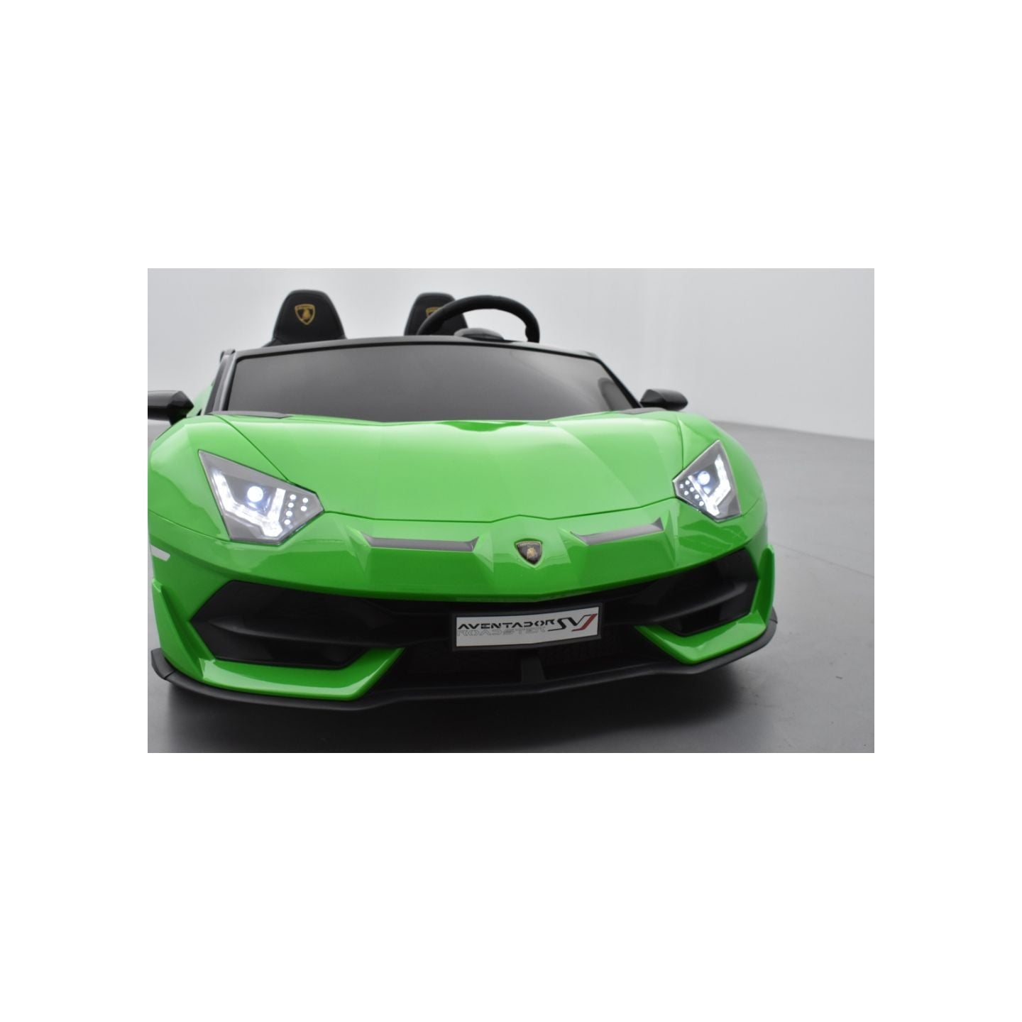 Lamborghini SVJ Verte 24 Volts Drift Edition 2 places, voiture électrique enfant 24 Volts 7Ah, 2 moteurs