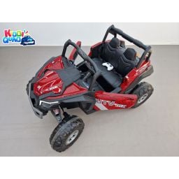Buggy Scorpion 24 Volts 7Ah version "Rouge Spider", 4 moteurs, buggy deux places, buggy électrique enfant