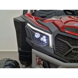 Buggy Scorpion 24 Volts 7Ah version "Rouge Spider", 4 moteurs, buggy deux places, buggy électrique enfant