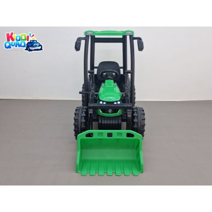Tracteur Électrique Enfant COIL 2-en-1 Avec Remorque – Dès 3 Ans – Batterie 6V – Vert – Conduite Réaliste & Fun