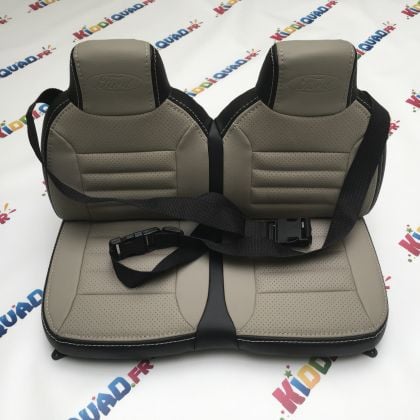 Assise en similicuir pour voiture électrique pour enfant Ford Duty F450 24 Volts