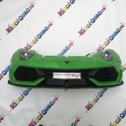 Pare-chocs avant complet couleur "Vert" pour Lamborghini Aventador SVJ 24 Volts