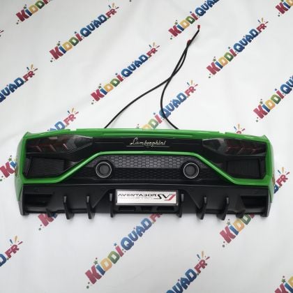 Pare-chocs arrière complet couleur "Vert" pour Lamborghini Aventador SVJ 24 Volts