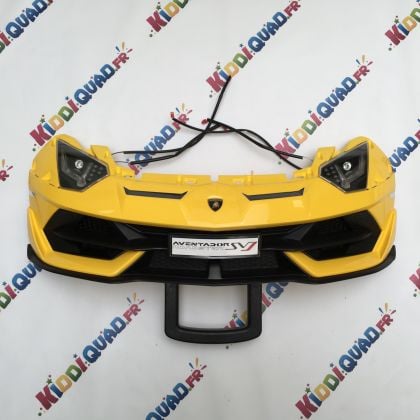Pare-chocs avant complet couleur "Jaune" pour Lamborghini Aventador SVJ 24 Volts