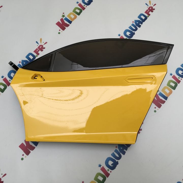 Porte latérale côté "gauche" complète couleur "Jaune" pour Lamborghini Aventador SVJ 24 Volts