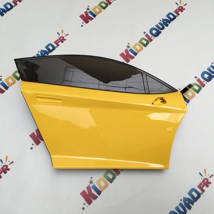 Porte latérale côté "droit" complète couleur "Jaune" pour Lamborghini Aventador SVJ 24 Volts