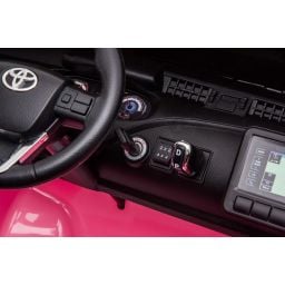 Toyota Hilux bleu 24 Volts électrique pour enfant écran mp4, 4x4 électrique enfant 2 places