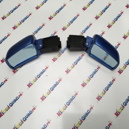 Paire de rétroviseurs bleu Merecedes GLS 63 4Matic