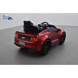 Ford Mustang GT Rouge avec écran MP4, voiture électrique pour enfant 24 volts 1 place