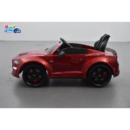 Ford Mustang GT Rouge avec écran MP4, voiture électrique pour enfant 24 volts 1 place