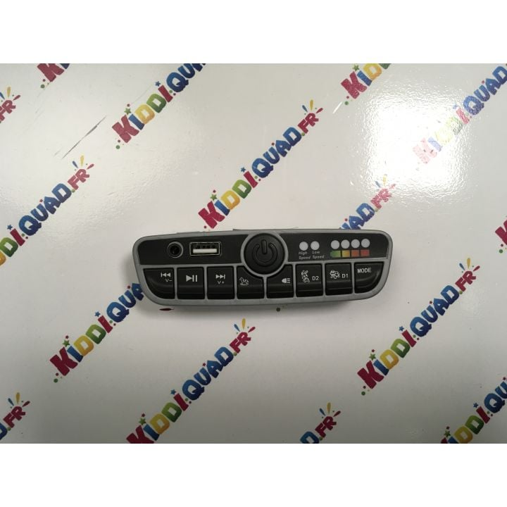 Interface audio pour tracteur pelleteuse 12V