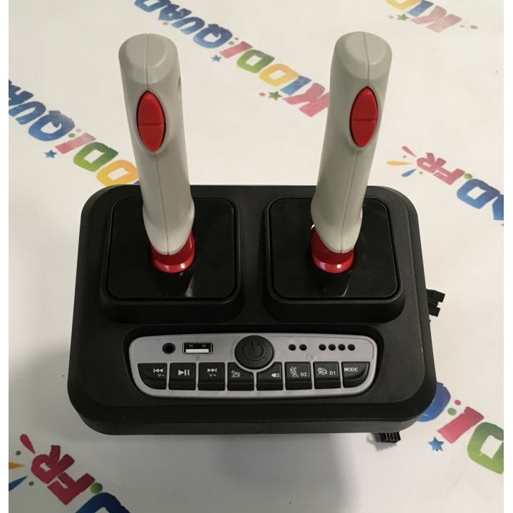 Panneau de contrôle + interface audio pour tracteur pelleteuse 12V