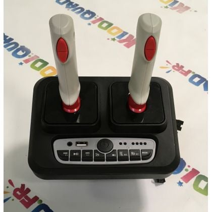 Panneau de contrôle + interface audio pour tracteur pelleteuse 12V
