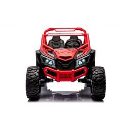 Buggy UTV XXL 24 Volts 14Ah Rouge/Noir, buggy électrique enfant, version 2 places - 4 moteurs