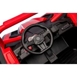 Buggy UTV XXL 24 Volts 14Ah Rouge/Noir, buggy électrique enfant, version 2 places - 4 moteurs