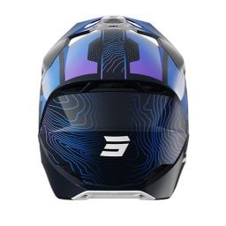 Casque cross enfant Shot moto quad Furious Kid Apex Bleu