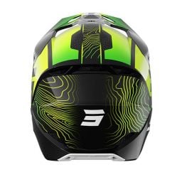 Casque cross enfant Shot moto quad Furious Kid Apex Neon Jaune