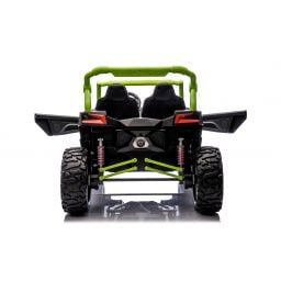Buggy UTV XXL 24 Volts 14Ah Vert, buggy électrique enfant, version 2 places - 4 moteurs