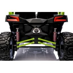 Buggy UTV XXL 24 Volts 14Ah Vert, buggy électrique enfant, version 2 places - 4 moteurs